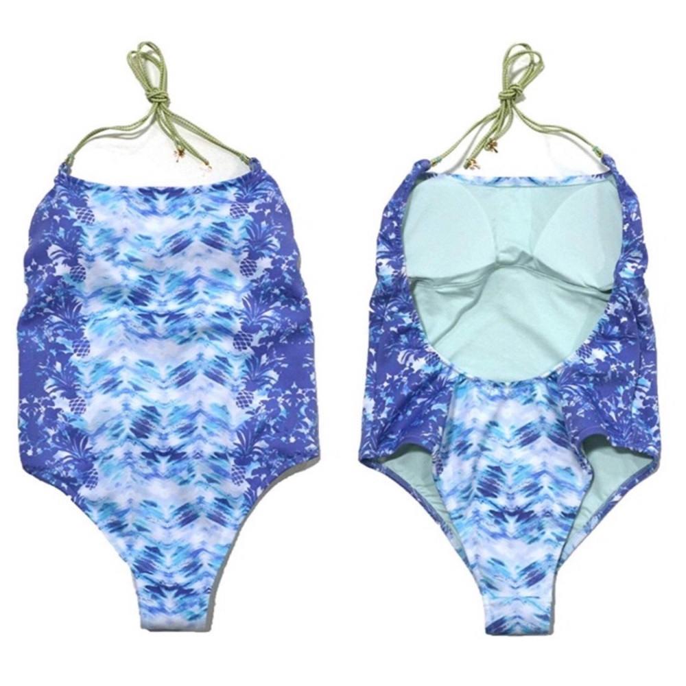 🍃Victoria’s Secret Pineapple Super Cheeky 1pc Swimsuit